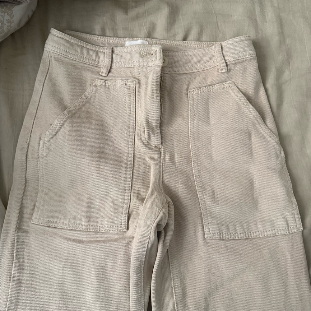 Wilfred nude straight leg cargo jean